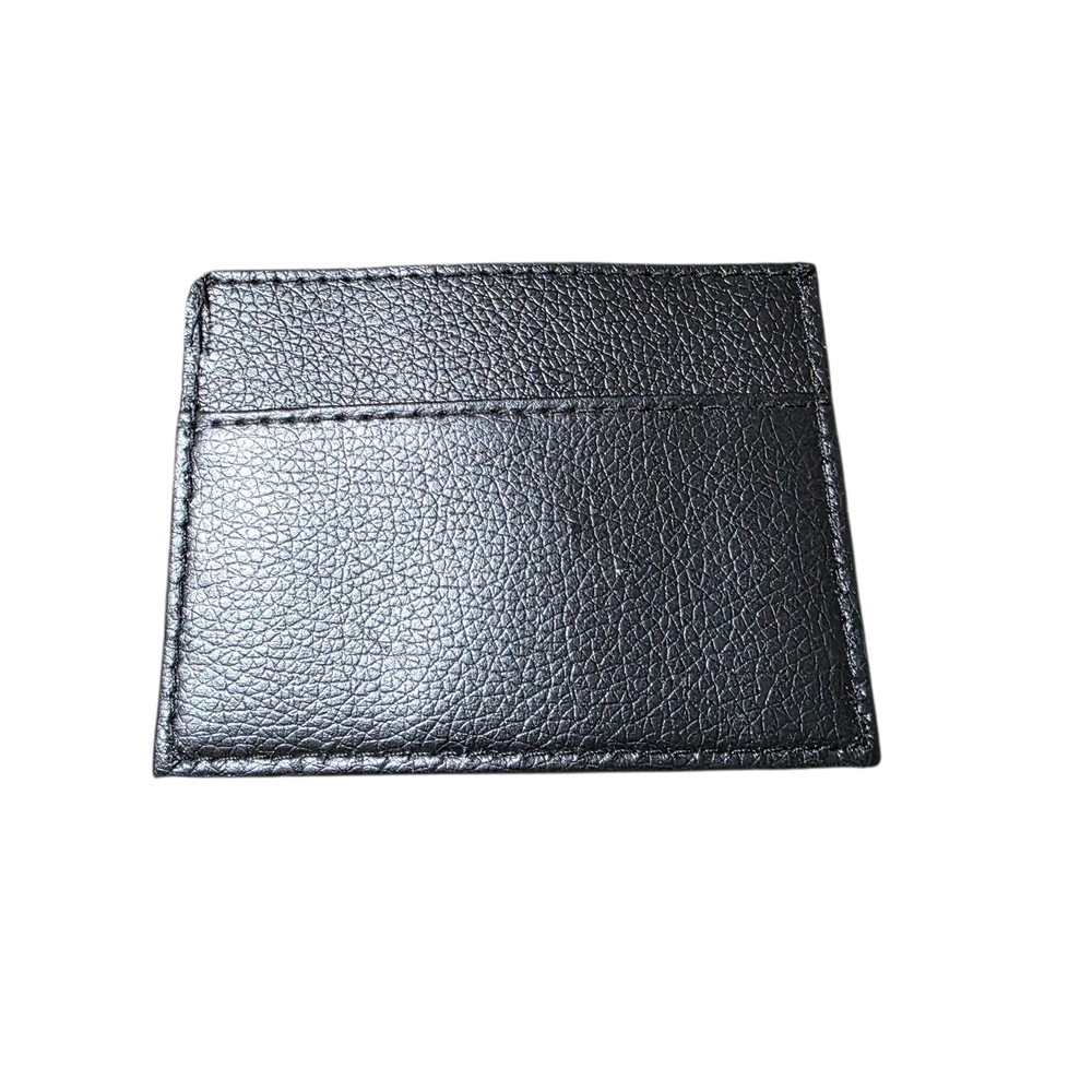 Black Leather Card Holder